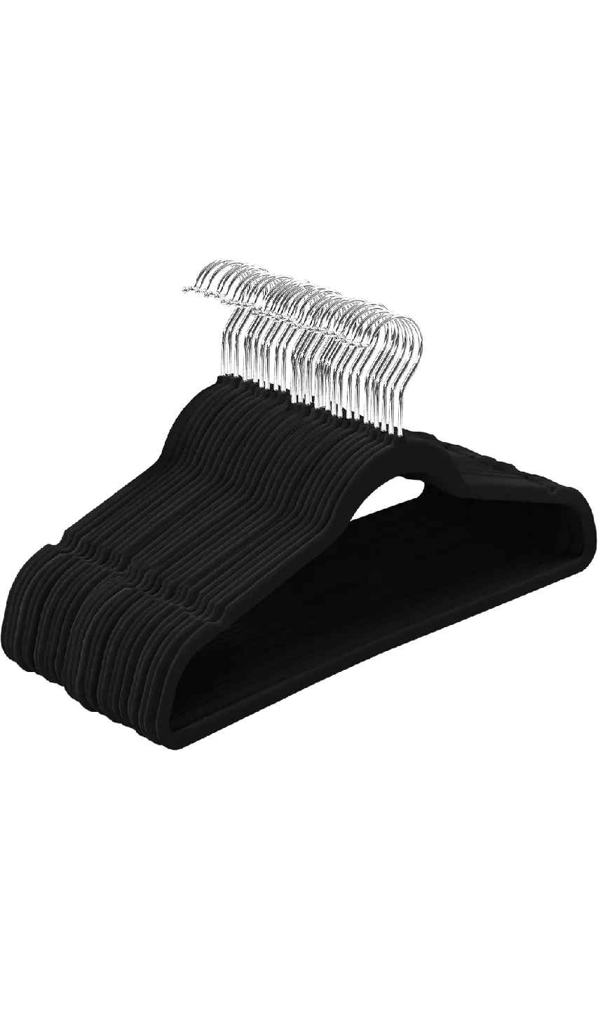 Black Velvet Hangers - 35 Pack image indicator(2)