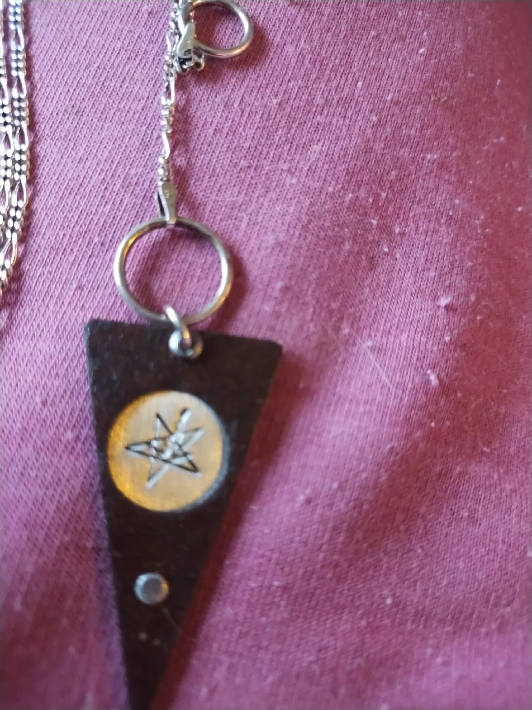 Triangle Pendant Necklace image indicator(3)