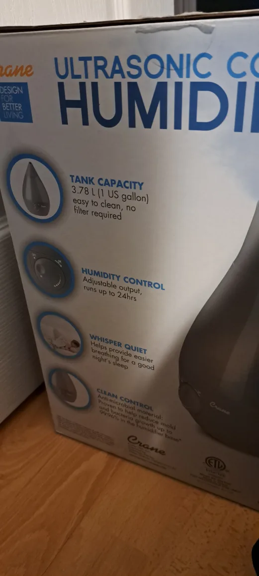 Crane Ultrasonic Cool Mist Humidifier image indicator(5)