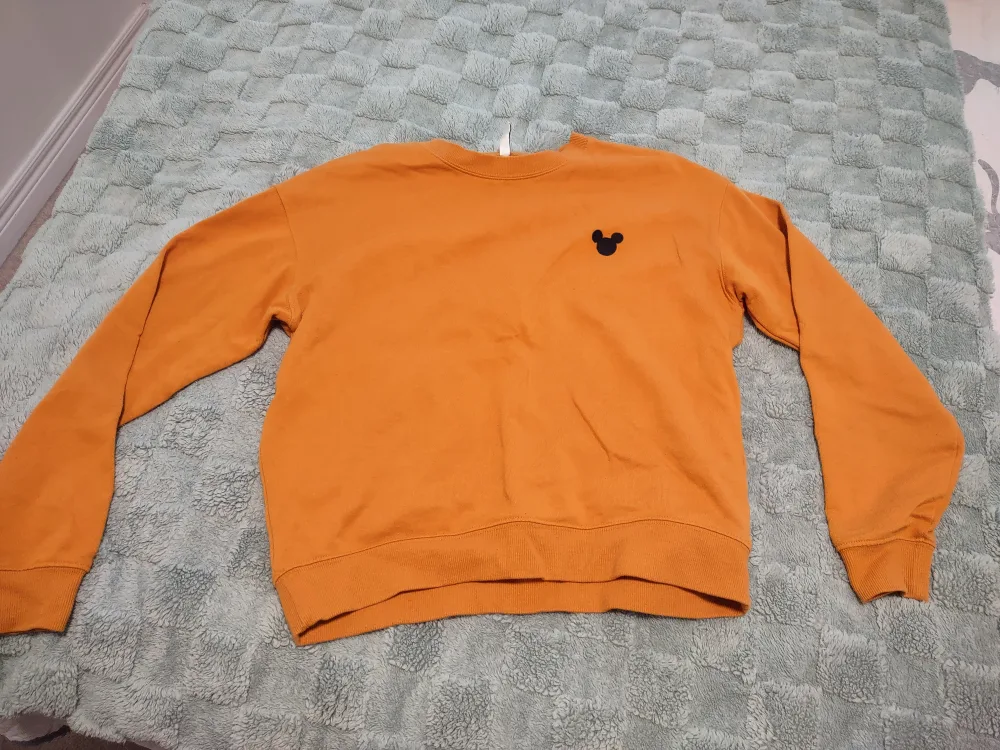 Orange Mickey Mouse Sweatshirt - women's medium thumbnail