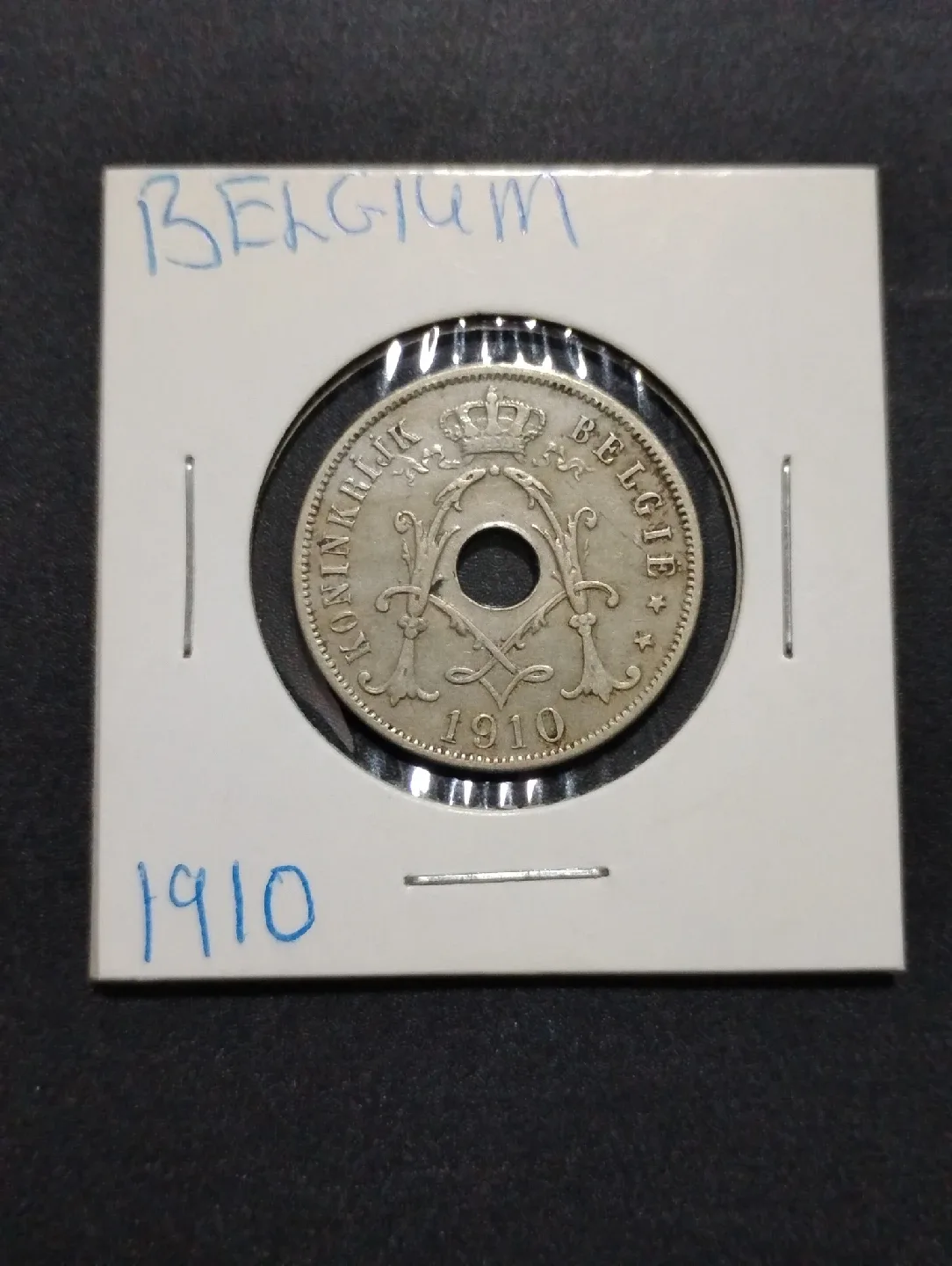 Belgium 1910 Coin thumbnail
