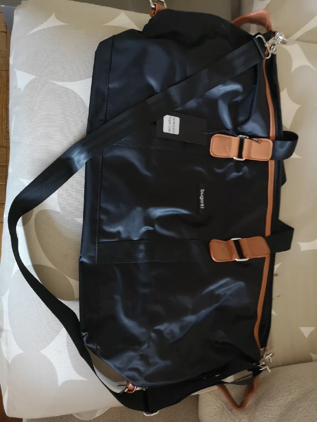 Bugatti Black Duffle Bag thumbnail