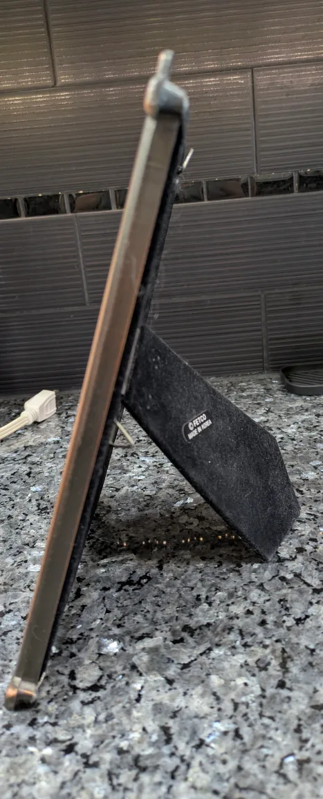 Vintage Bronze Picture Frame -  HEAVY image indicator(2)