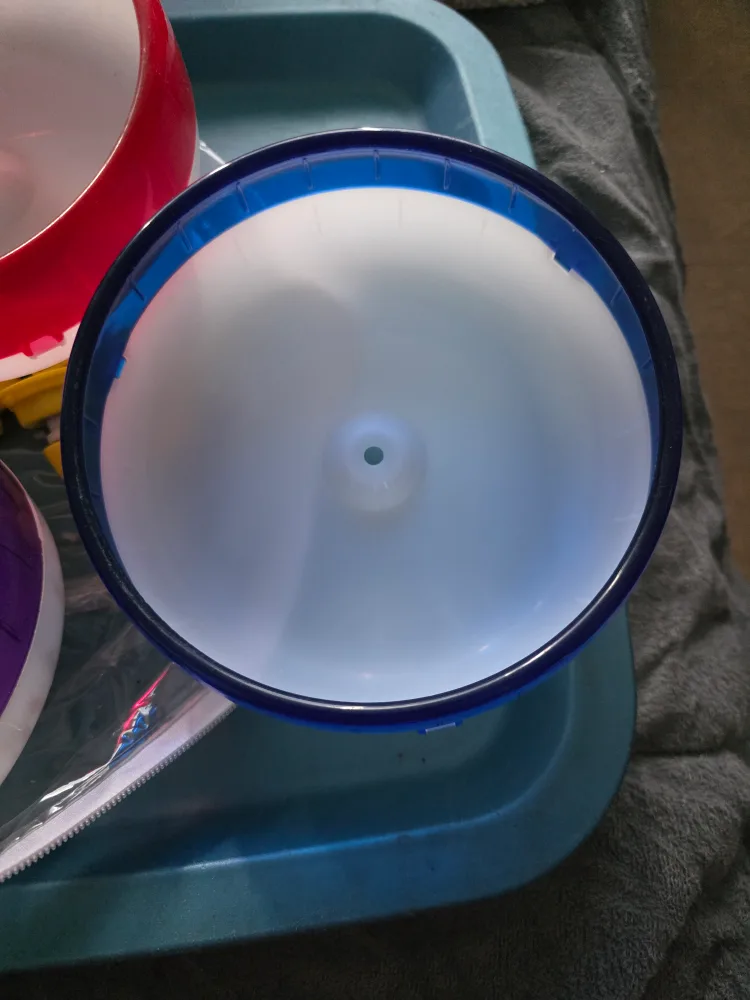 Four Hamster Wheels - Green, Blue, Purple and Red image indicator(3)