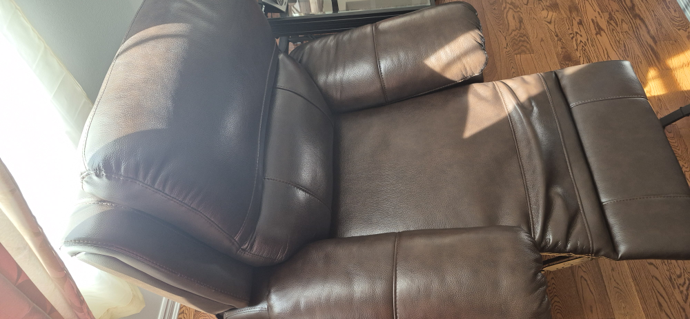 Brown Leather Recliner Chair - photo 4