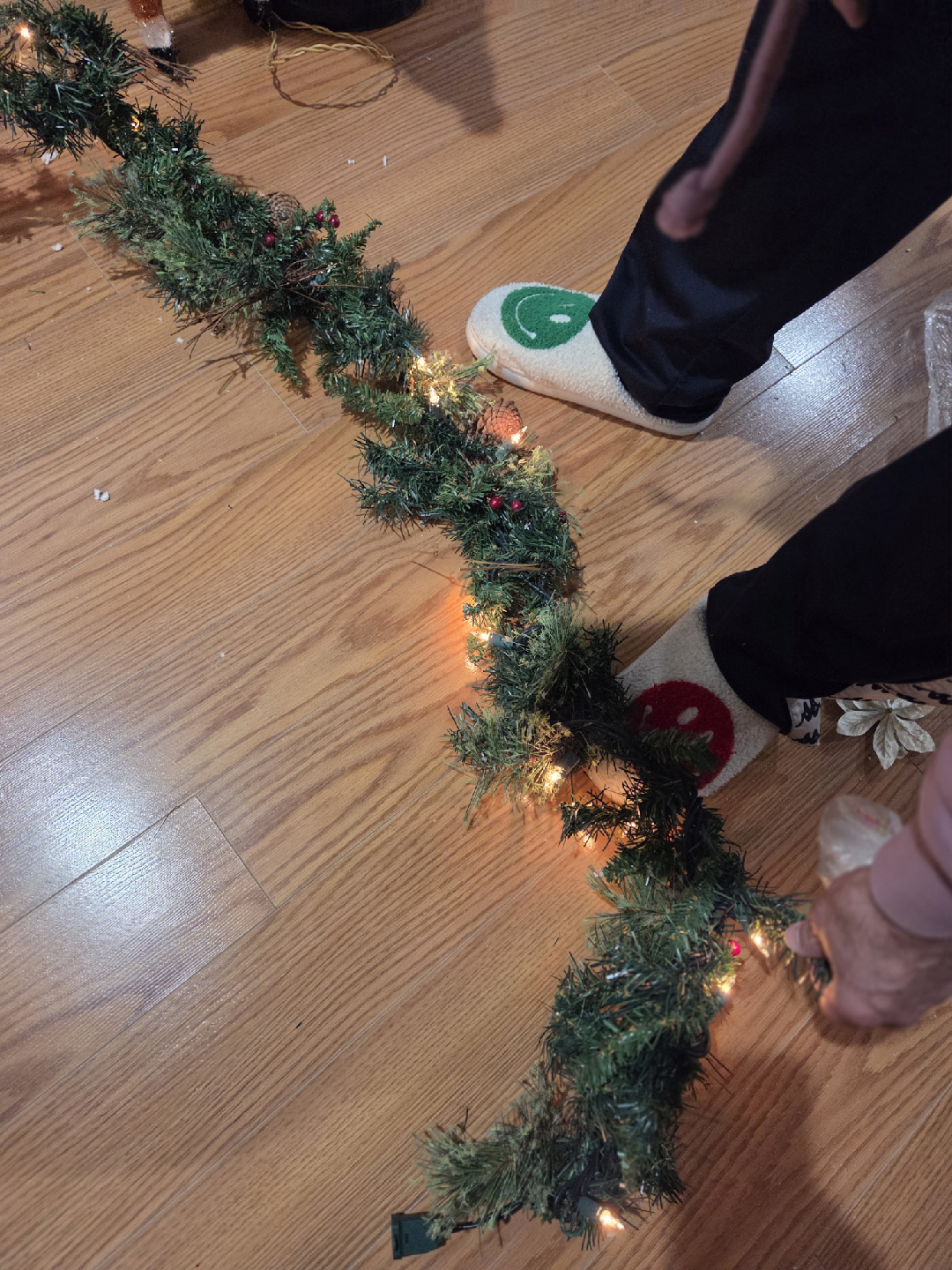 Christmas Garland with Lights - photo 2