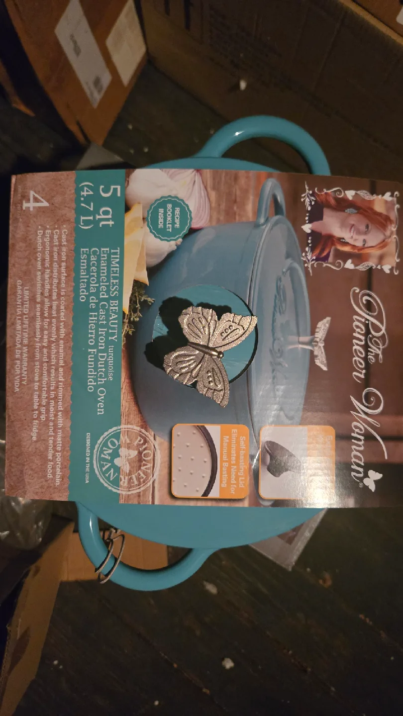 Pioneer Woman Timeless Beauty Dutch Oven, 5 qt