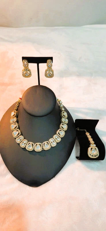 💎 Pocket-Friendly Price! Elegant Diamond-Look Finish Necklace ✨ - photo 2