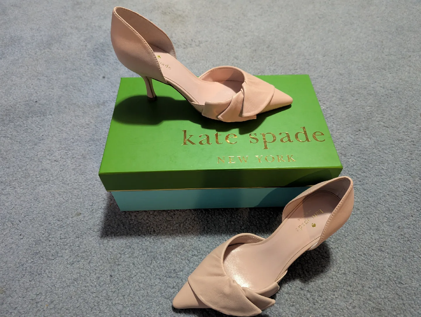 Kate Spade Pink Heels, Size 7 with Box image indicator(4)