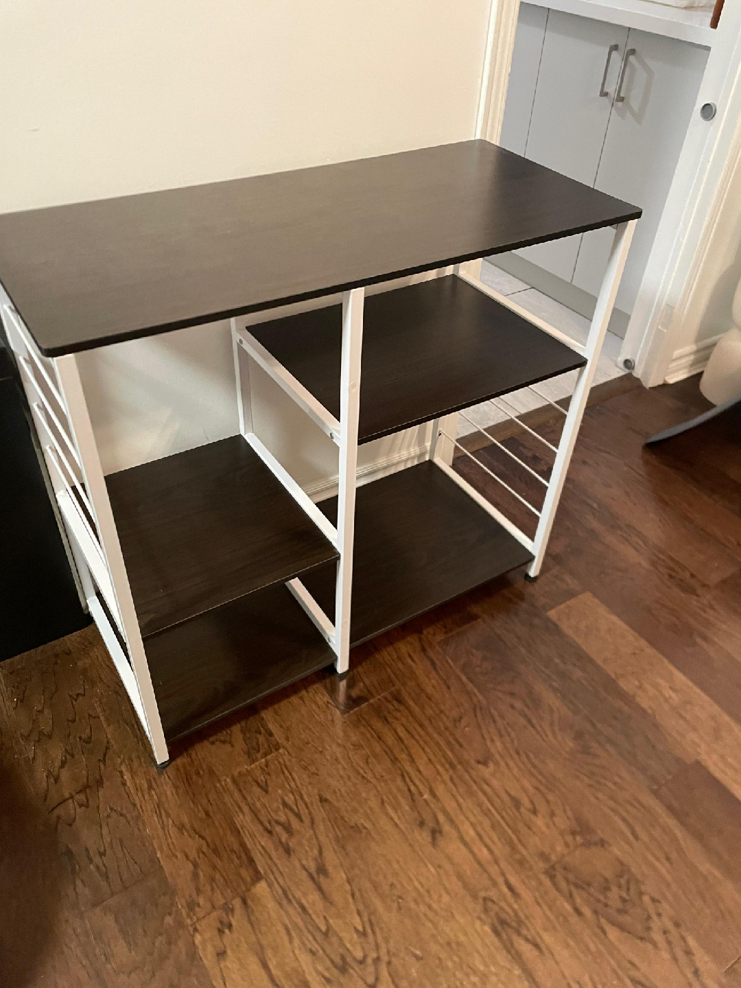 Brown & White Shelf Unit - photo 2