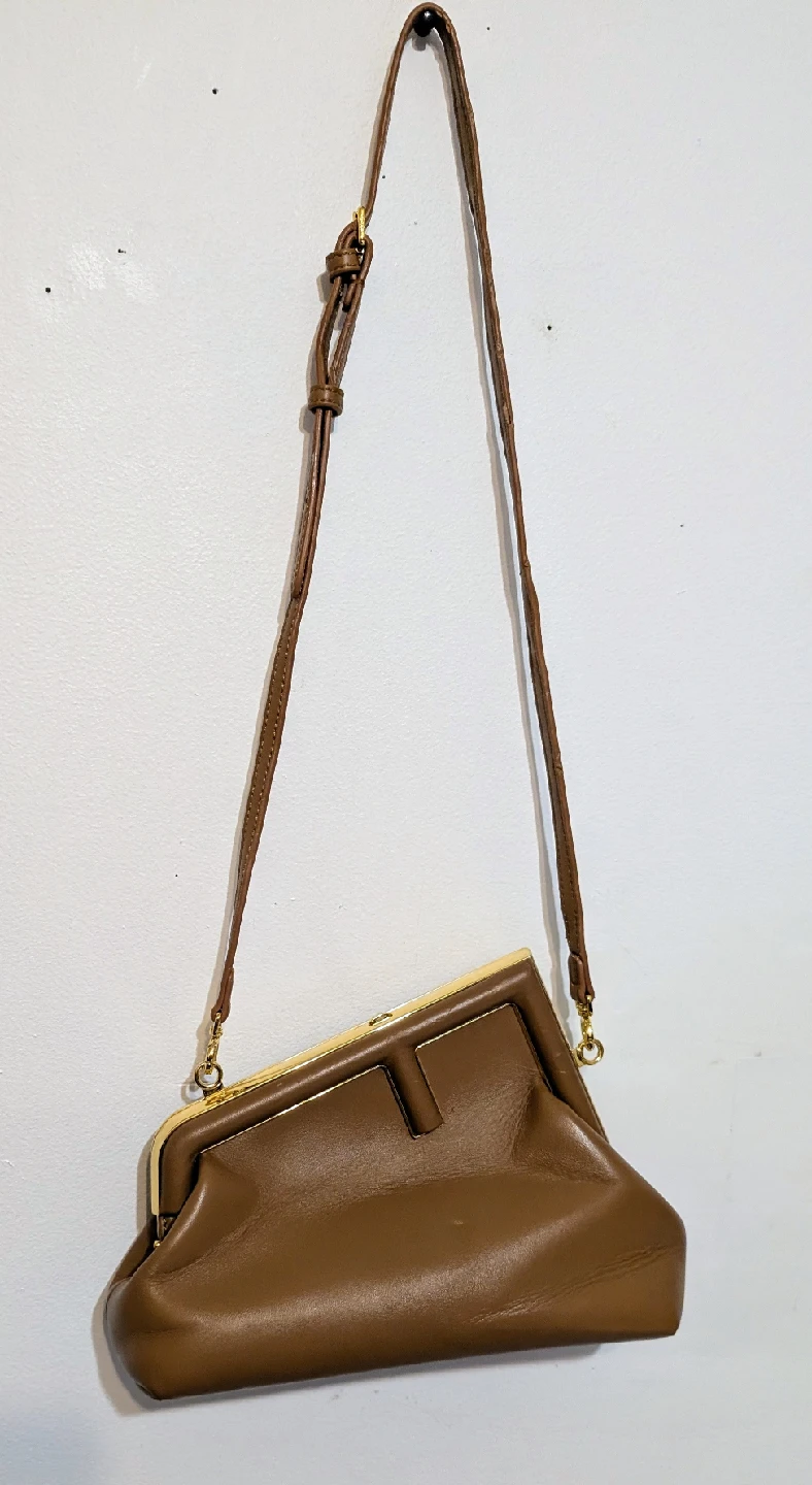 Fendi Brown Leather Handbag