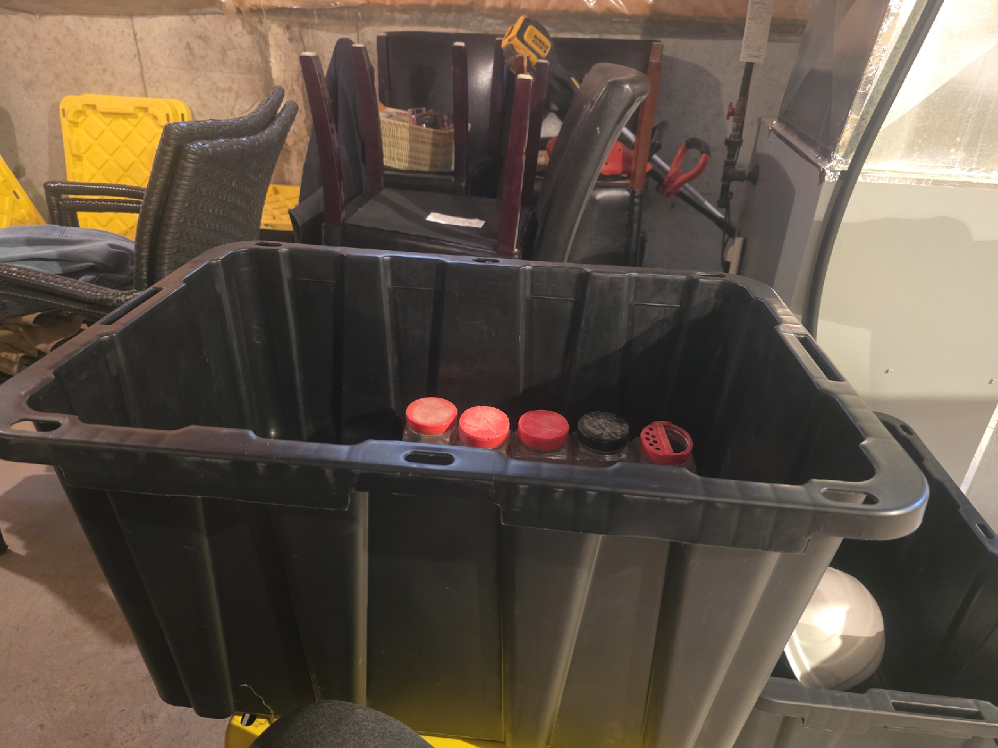 Storage Tub with Hardware
