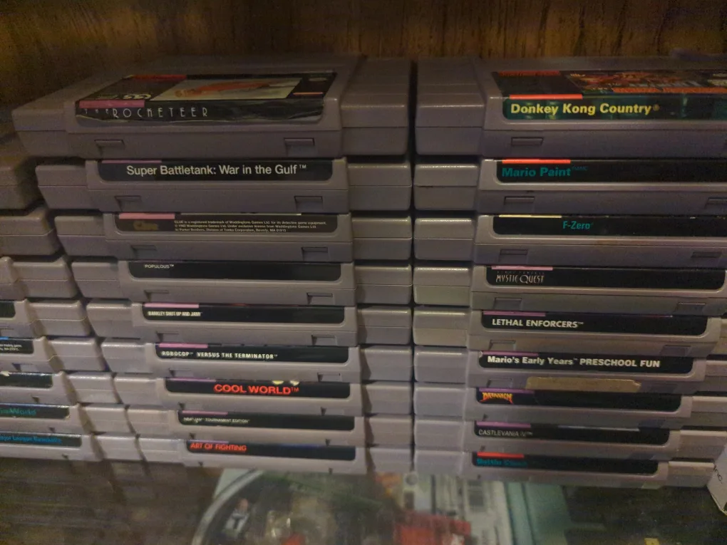 SNES Game Cartridges - Super Nintendo image indicator(2)