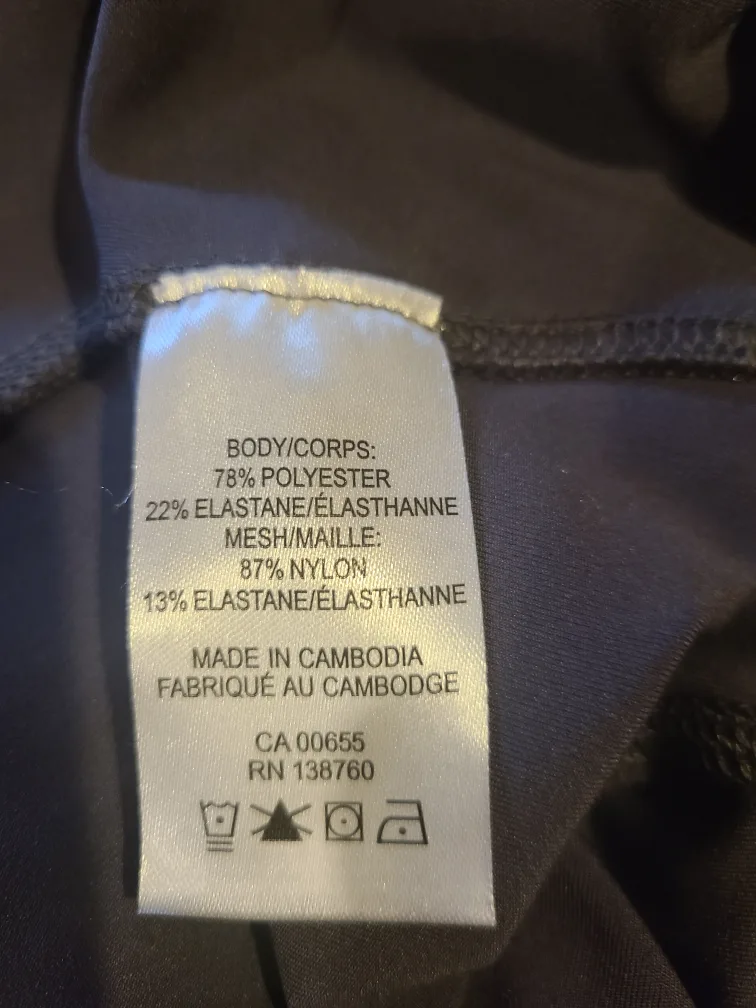 Black Athletic Shorts - Polyester/Elastane Blend image indicator(3)