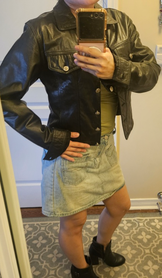 DANIER - Black Genuine Leather Jacket - photo 3