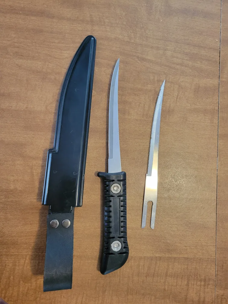 Fishing Knife with Sheath and Blade image indicator(2)