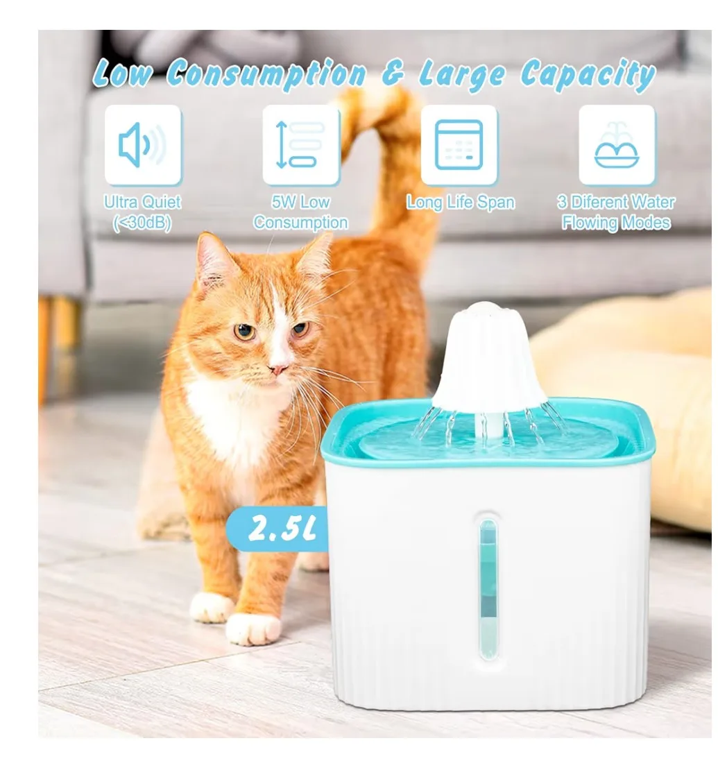 2.5L Pet Water Fountain (EUC) image indicator(5)