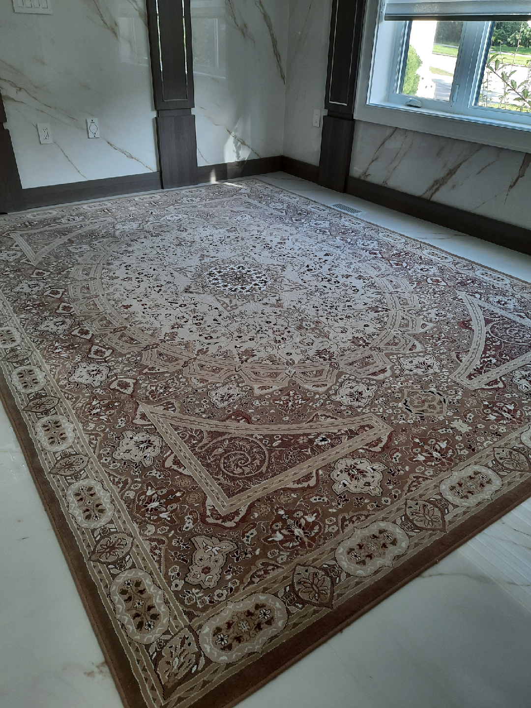 Niagara Collection Brown/Ivory Area Rug - photo 2