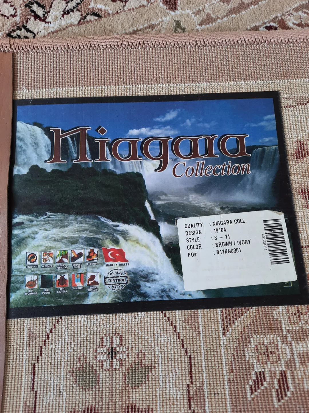 Niagara Collection Brown/Ivory Area Rug image indicator(3)