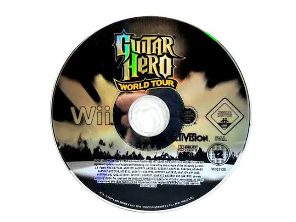 Nintendo Wii GUITAR HERO World Tour Game image indicator(4)