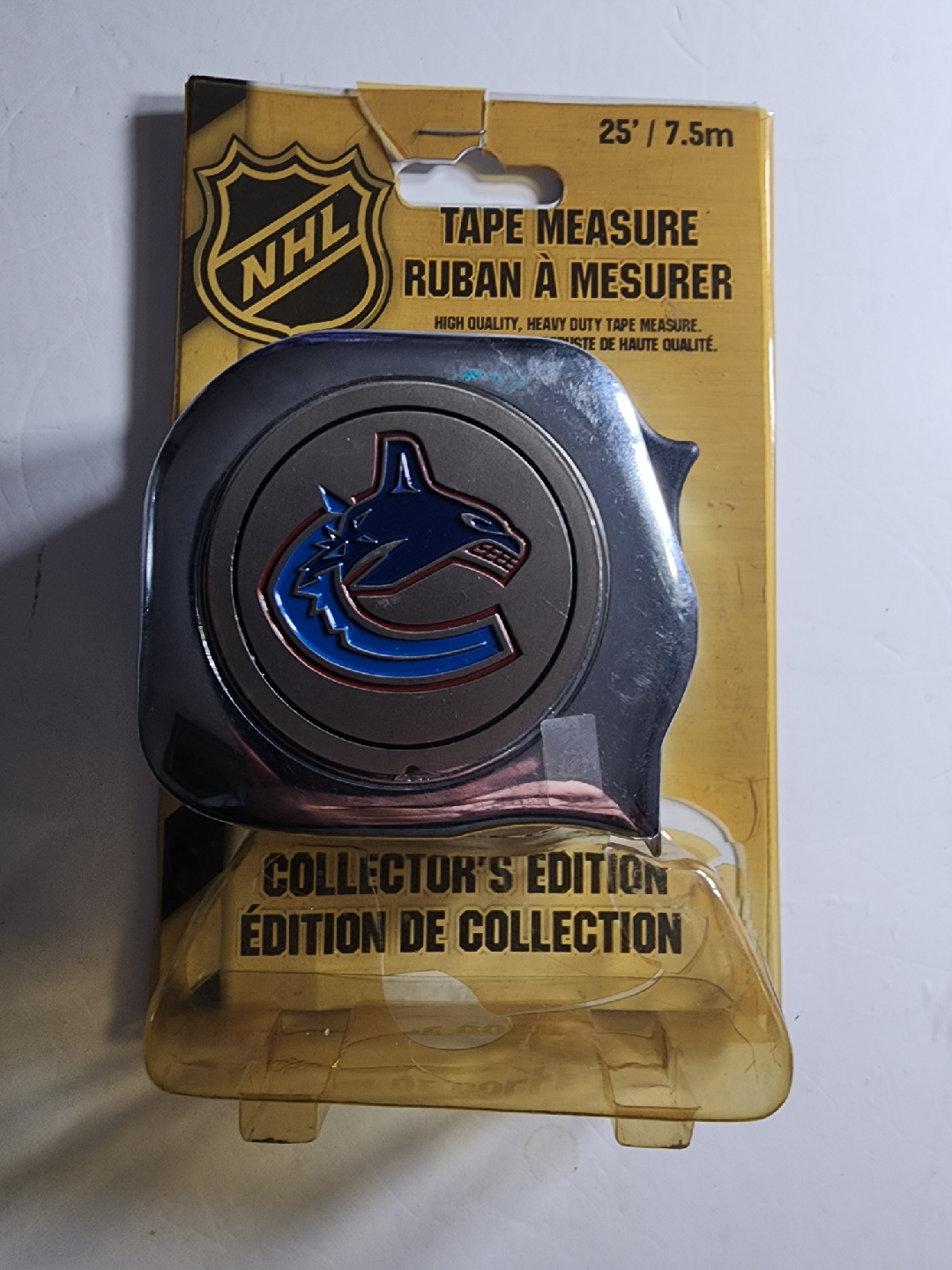 NHL Vancouver Canucks Tape Measure - Collector's Edition