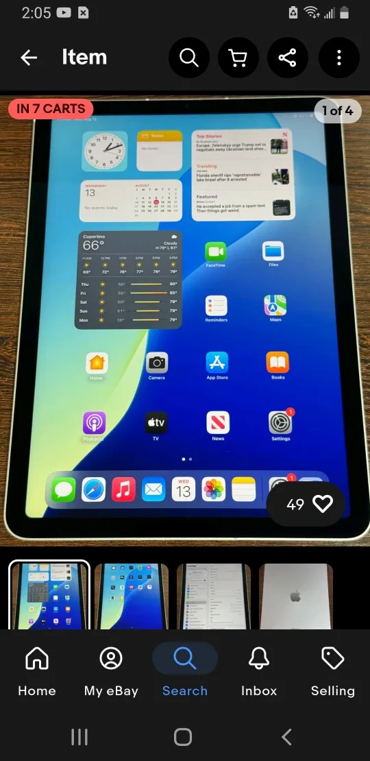 Apple iPad Air 2 image indicator(5)