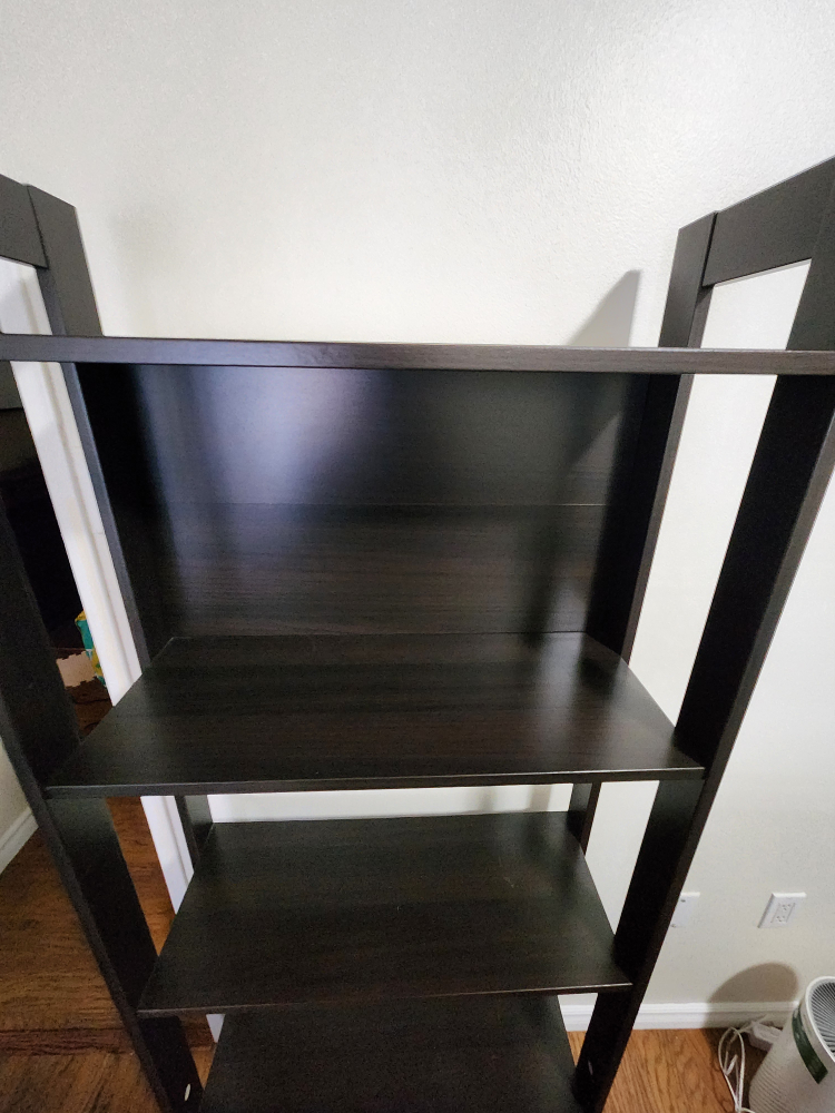 Laiva Bookcase, Black Brown - photo 4