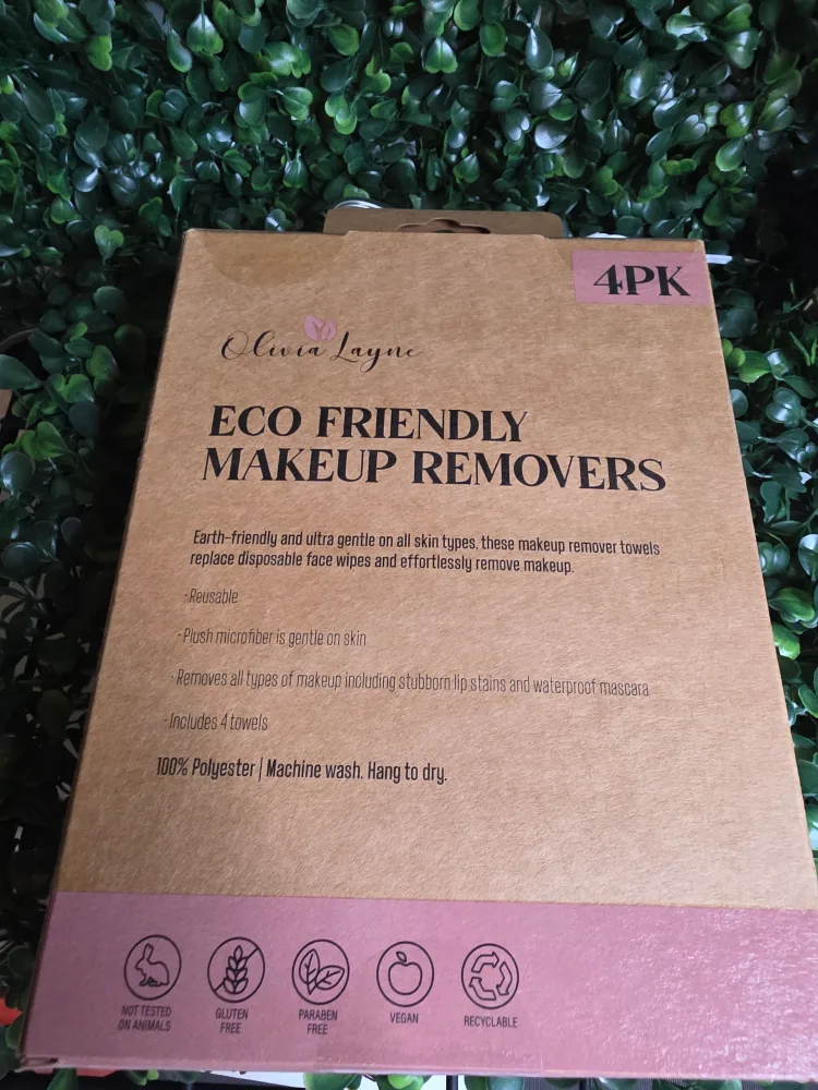 Olivia Layne Eco Friendly Makeup Removers - 4 Pack thumbnail