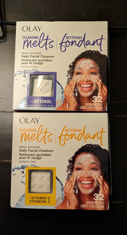 Olay Cleansing Melts - Retinol & Vitamin C