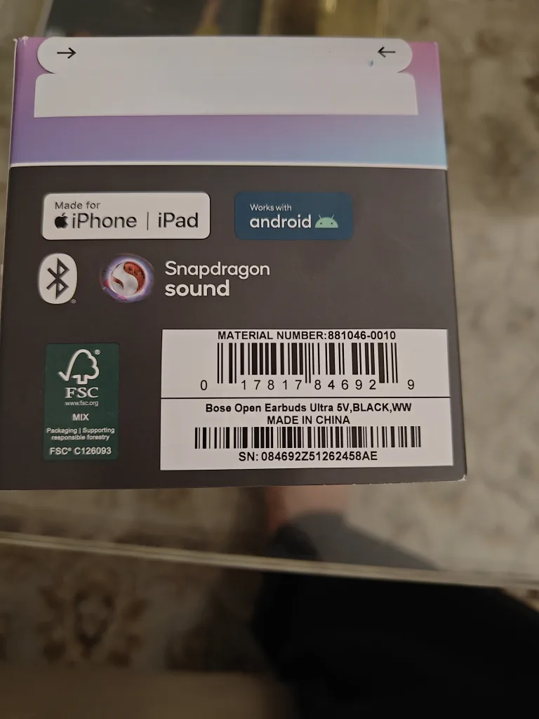 New Bose Ultra Open Earbuds - Black image indicator(2)