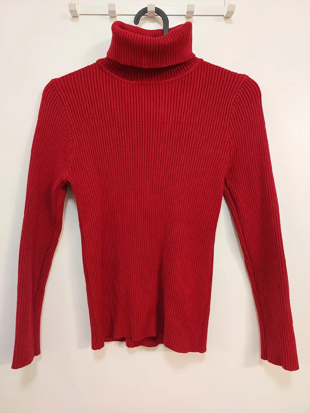 Red Turtleneck Sweater