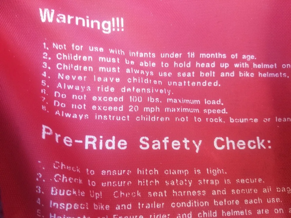 Bell Bike Trailer - Yellow/Red image indicator(9)