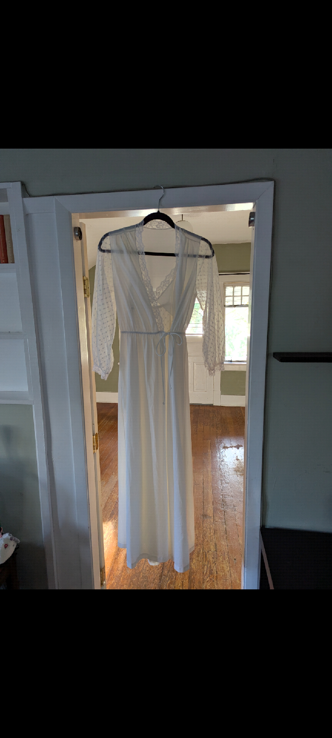 Vintage Bridal White Peignoir Set - photo 3