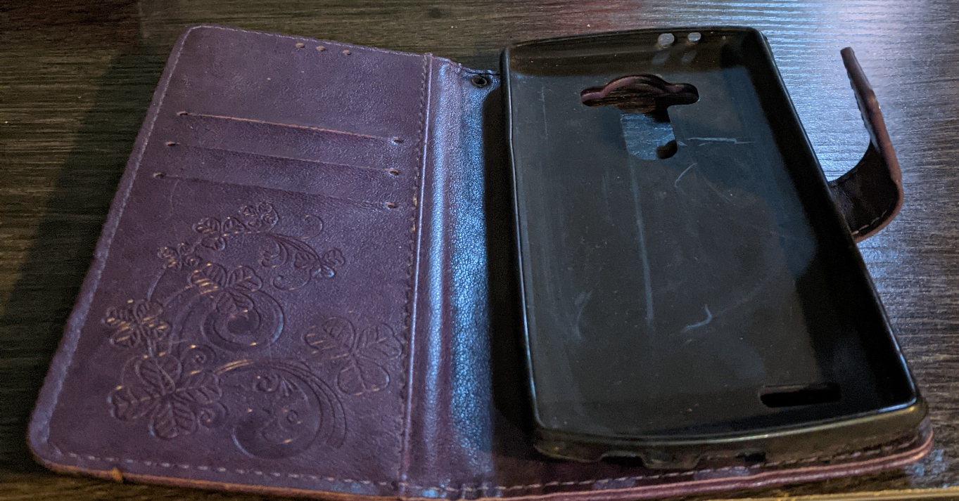 Purple Leather Phone Case - photo 3