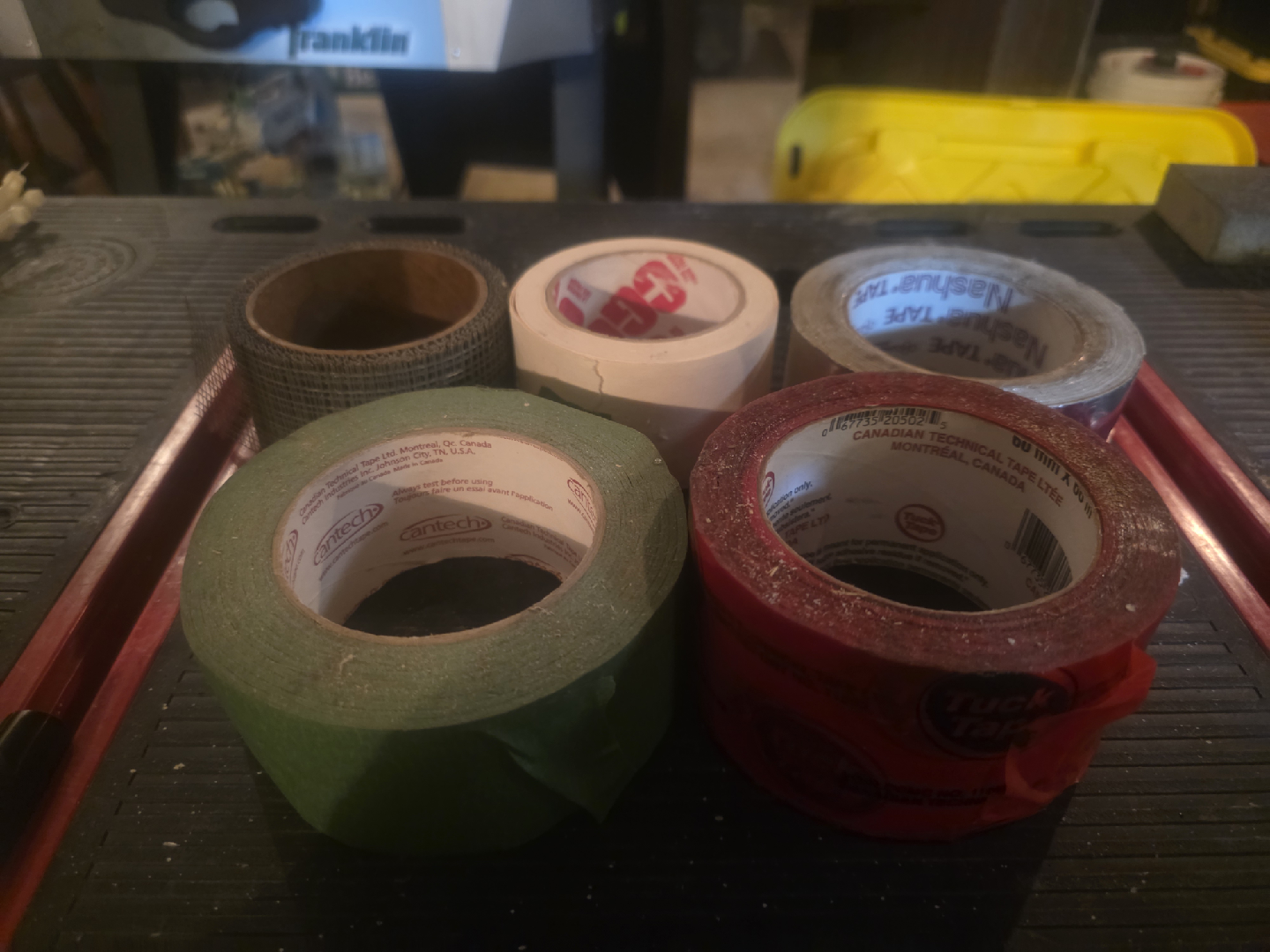 Assorted Tape Lot - Tuck Tape, Nashua, Antech