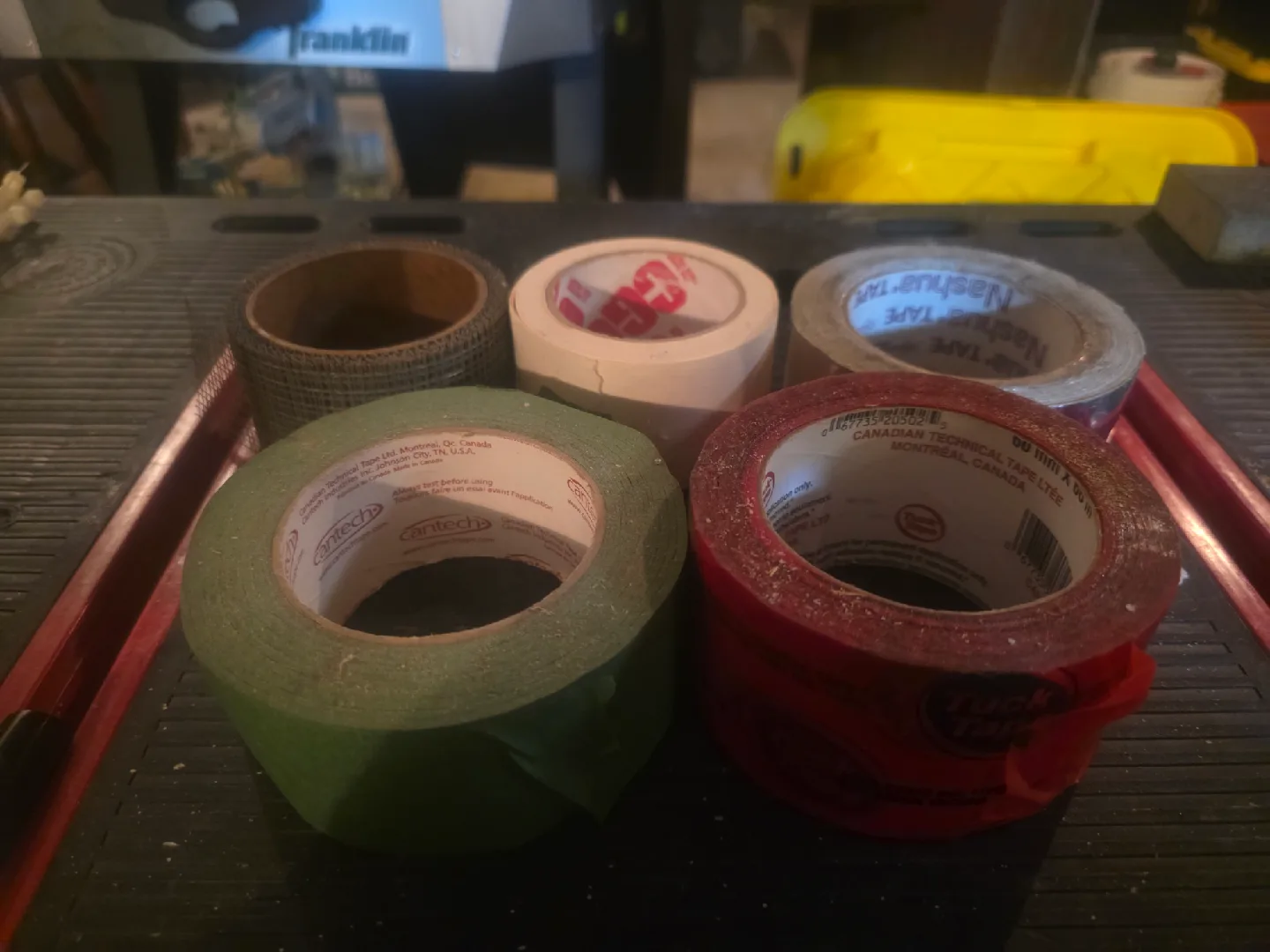 Assorted Tape Lot - Tuck Tape, Nashua, Antech thumbnail