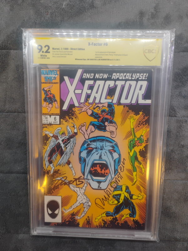X-Factor #6 CBCS 9.2 SS  - Marvel, 1986