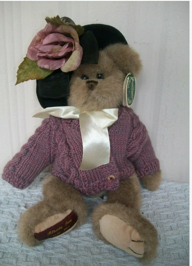 Vintage The Bearington Collection 'Alberta Rose' with tags