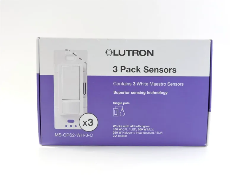 Lutron Maestro 3-Pack Sensors & Fan Control and LED Dimmer thumbnail