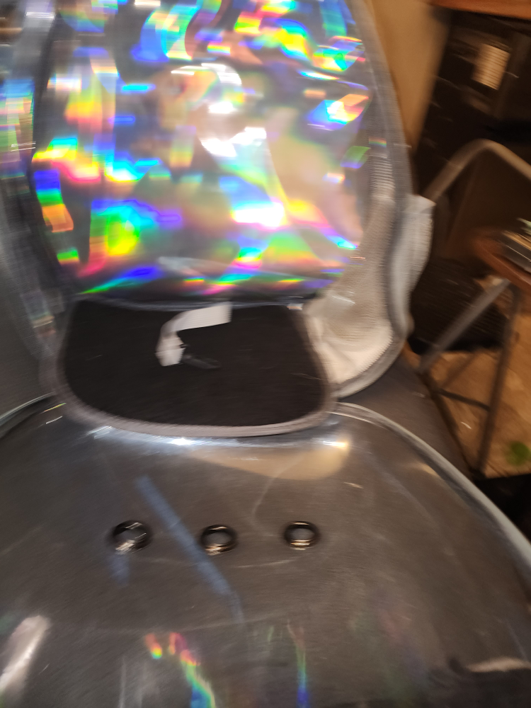 Kuddli  Holographic Pet Carrier Backpack - NEW - photo 3