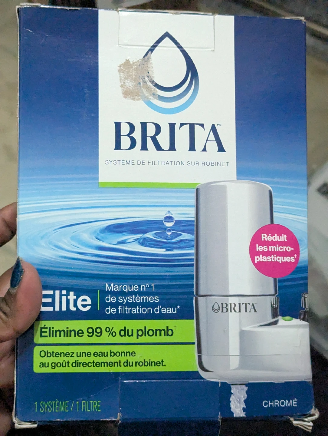Brita Elite Faucet Filtration System - Chrome