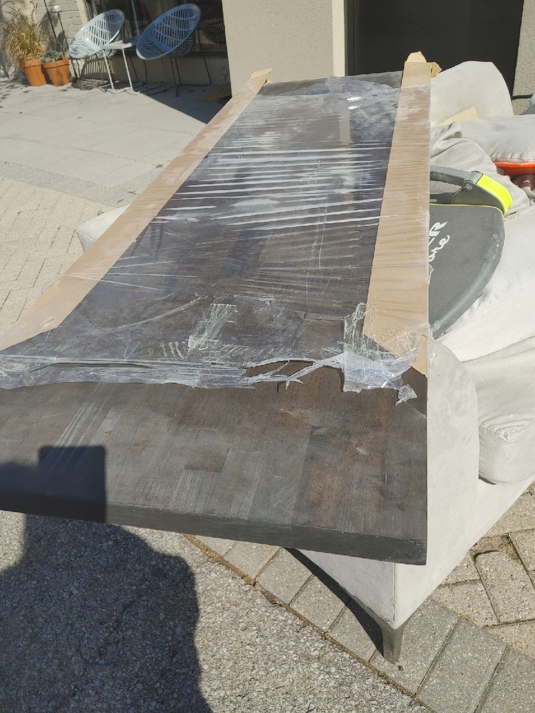 Wood Table Top - Dark Brown