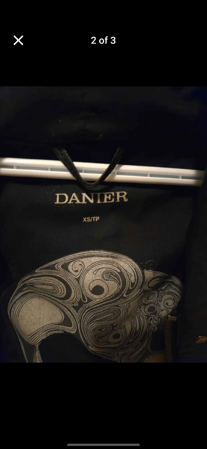 Danier Black Leather Jacket - Size XS - photo 2