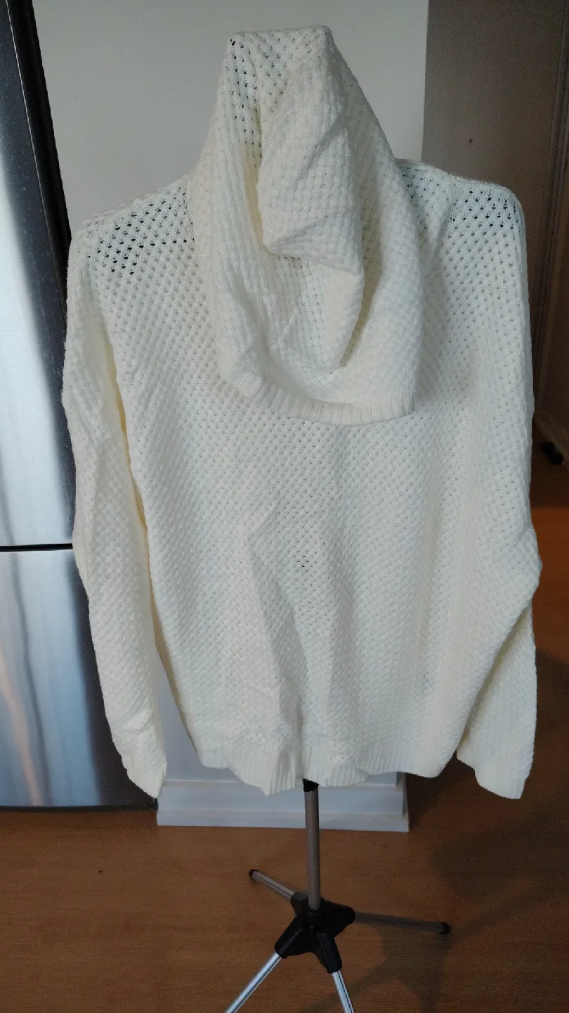 Cream Hooded Sweater - 2XL thumbnail