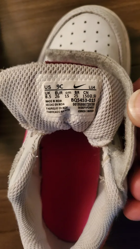 Nike Court Borough Low 2 Toddler Shoes - Size 7 image indicator(6)