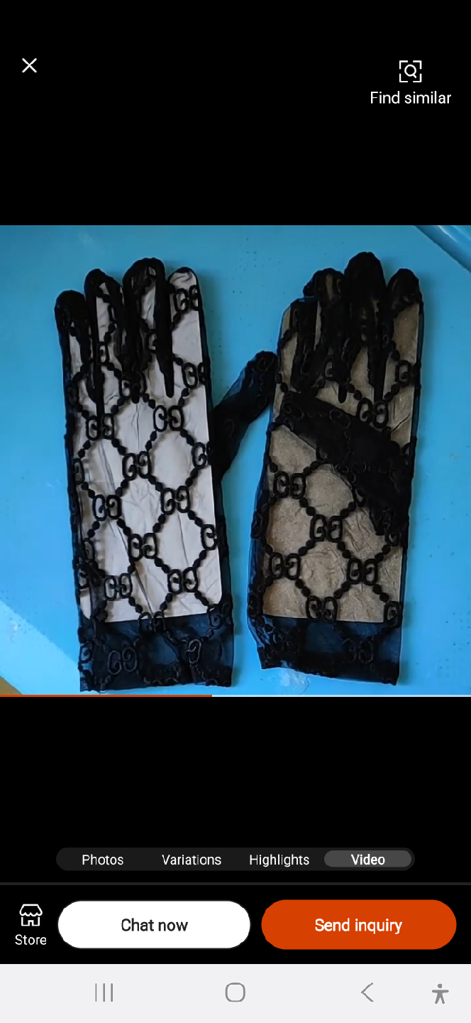 Stylish Black Gloves - photo 2