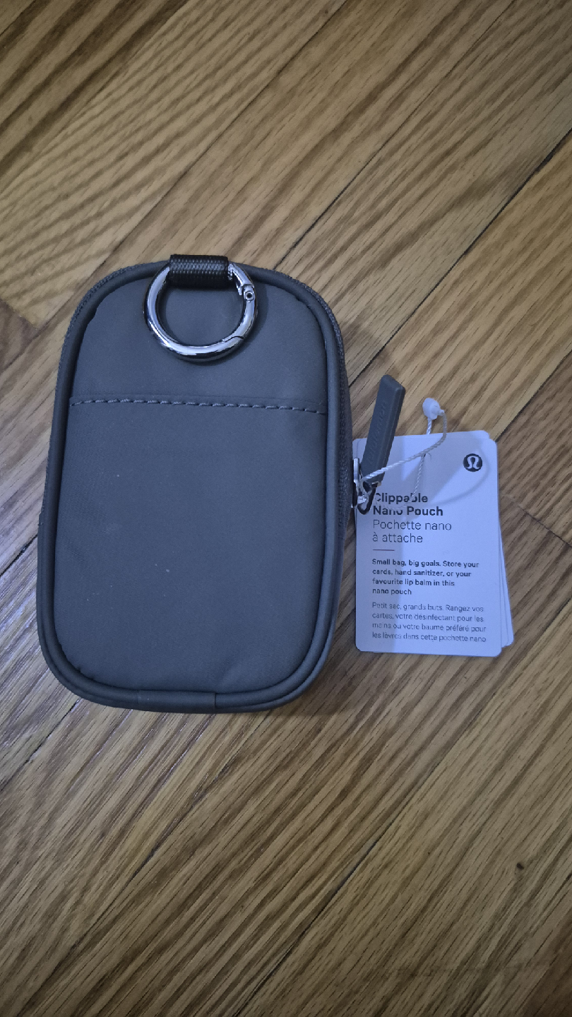 Lululemon Clippable Nano Pouch Grey Sage - photo 2