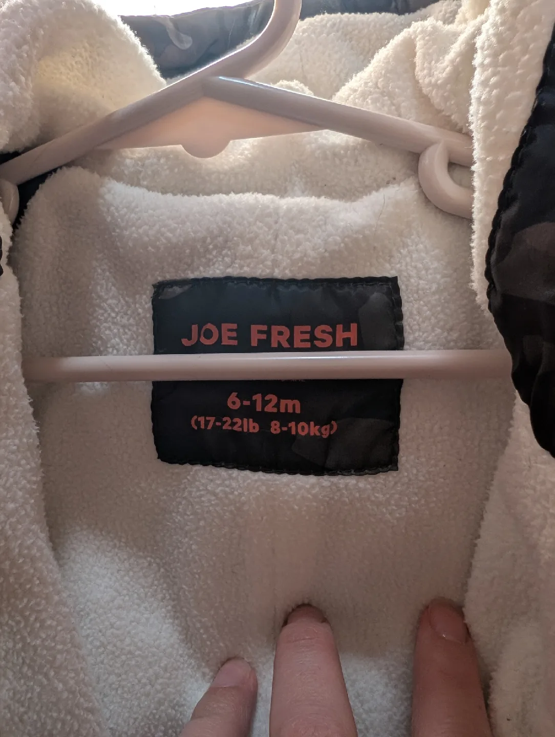 Joe Fresh 6-12m Camo Snowsuit image indicator(2)