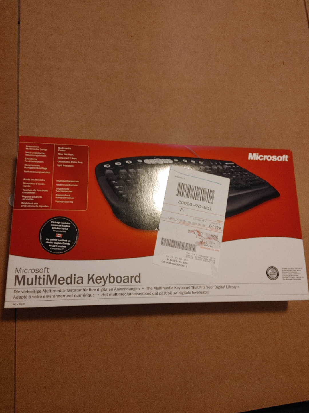 🧡BRAND NEW! MICROSOFT MULTIMEDIA KEYBOARD SEALED