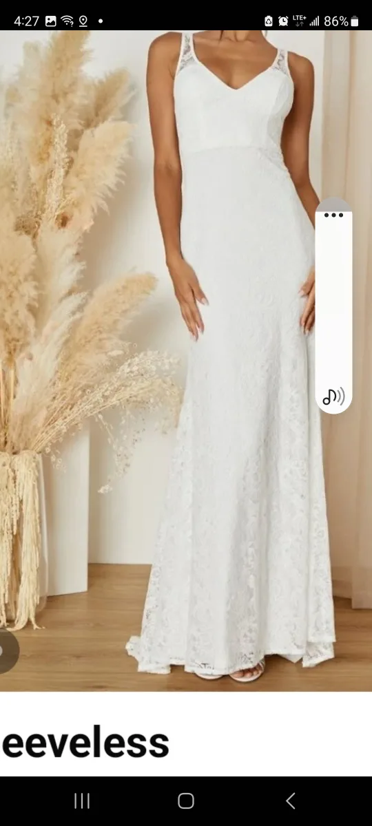 Lace Wedding Dress - Sleeveless image indicator(2)